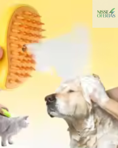 CEPILLO DE VAPOR 3 EN 1 PARA MASCOTAS