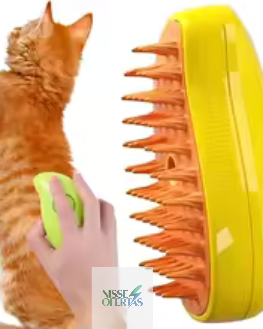 CEPILLO DE VAPOR 3 EN 1 PARA MASCOTAS